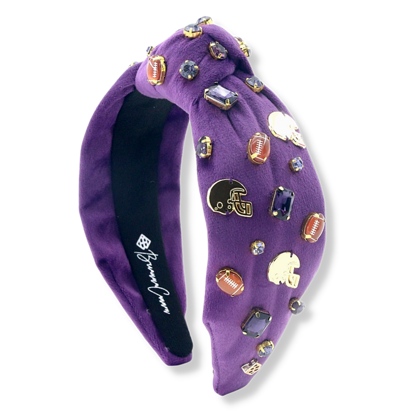 Fan Gear Football Headband in Purple