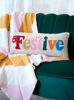 Multicolor 'Festive' Throw Pillow