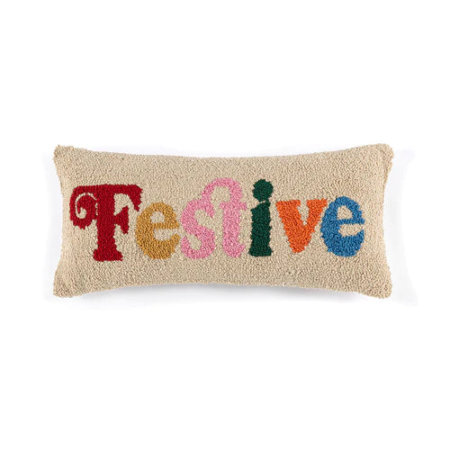 Multicolor 'Festive' Throw Pillow