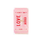 Love Ticket Shaped Dinner Paper Napkin