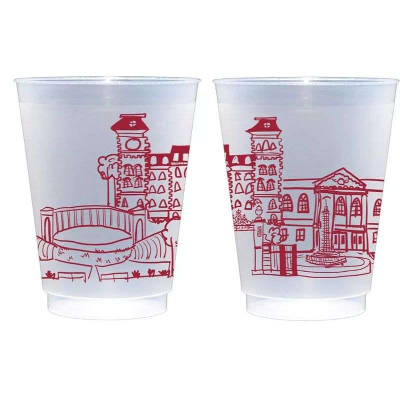 University of Arkansas Shatterproof Cups - set of 10