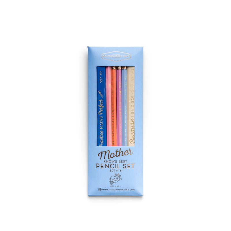 Mother Knows Best- Pencil Set of 6