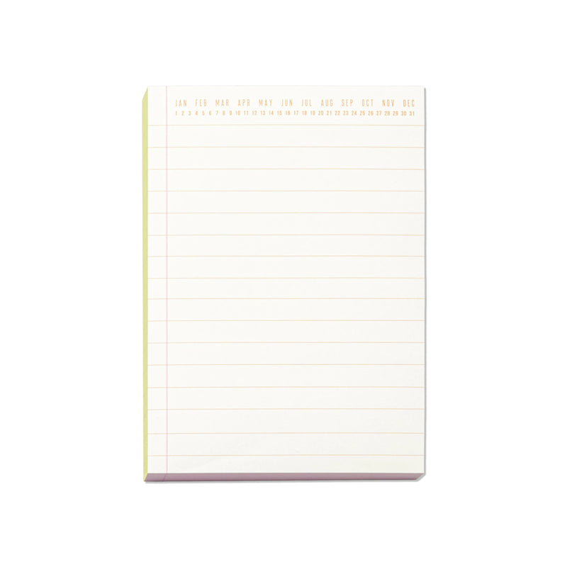 Color Block Notepad - Chartreuse + Pink