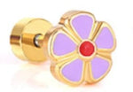 Fields of Color Studs | Lavender