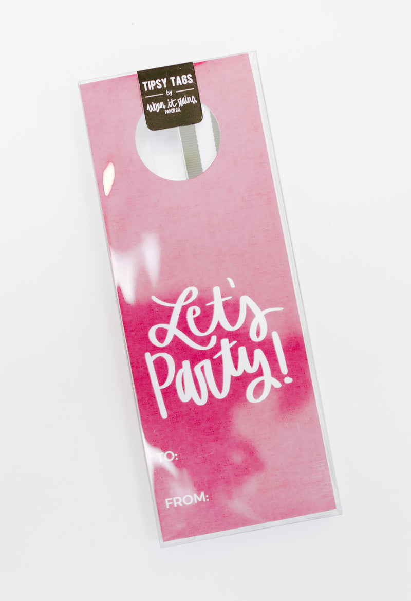 Let's Party Tipsy Tags