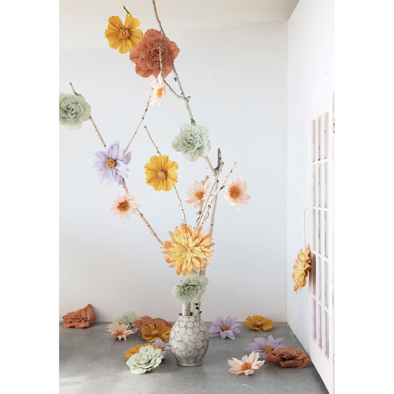 Blush Paper Flower Wall Décor