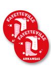 Fayetteville Kick Off Coasters
